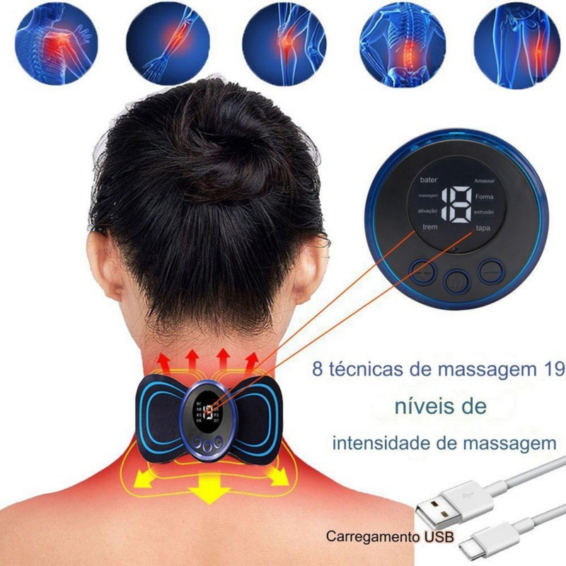 Mini massageador servical Dafushop