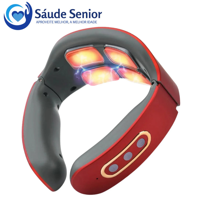 Massageador elétrico de pescoço 6 modos