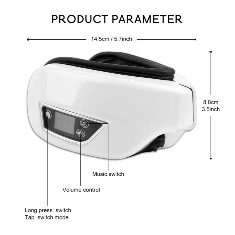 Máscara de olhos Bluetooth Playmusic